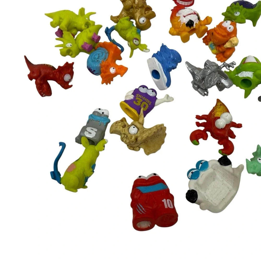Moose Toys‎ Mini Toy Trashies The Trash Pack & Zuru Smashers Dino Lot of 22